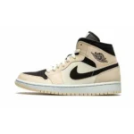 Stylish Air Jordan 1 Mid Barely Orange Shoes For Women (BME245) - 7a first copy shoes | Buy Online at Best Price
