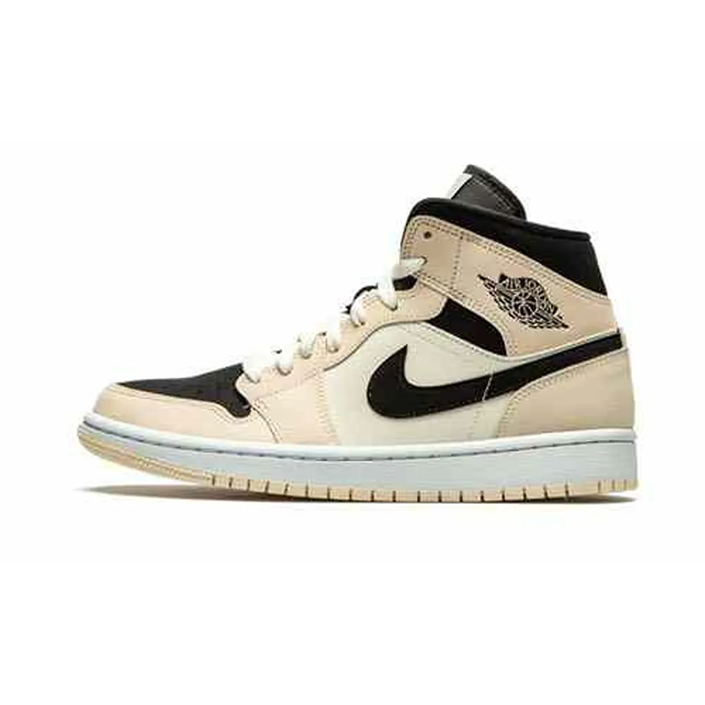 Stylish Air Jordan 1 Mid Barely Orange Shoes For Women (BME245)