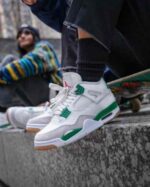 Stylish Air Jordan Retro 4 Pine Green Shoes For Men (BME239) - 7a first copy shoes | Buy Online at Best Price