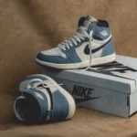 Stylish Nike Air Jordan Retro 1 High Denim Shoes For Men (BYT08) - 7a first copy shoes | Buy Online at Best Price