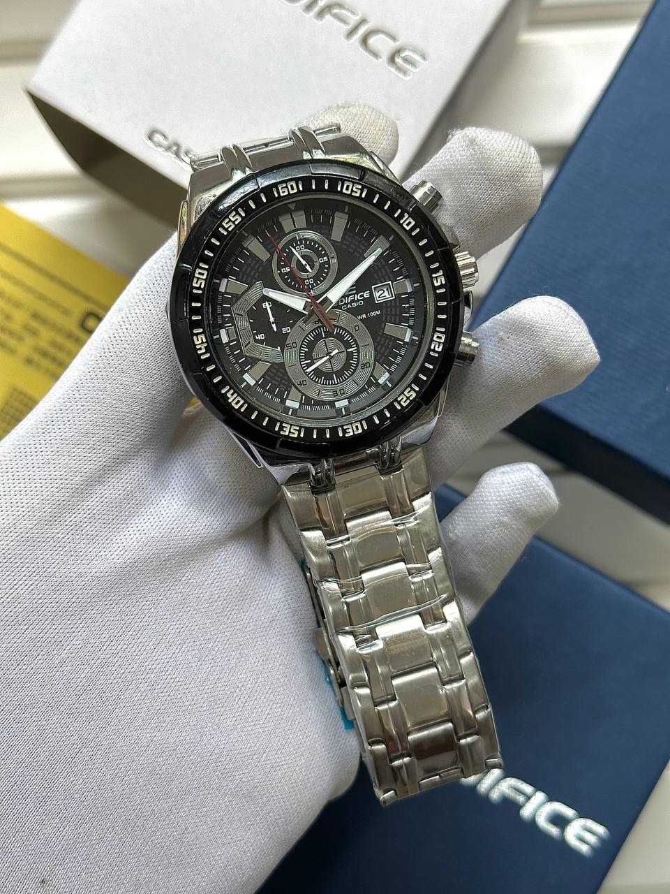 Classic Casio Edifice Watch For Men (WRJ01)