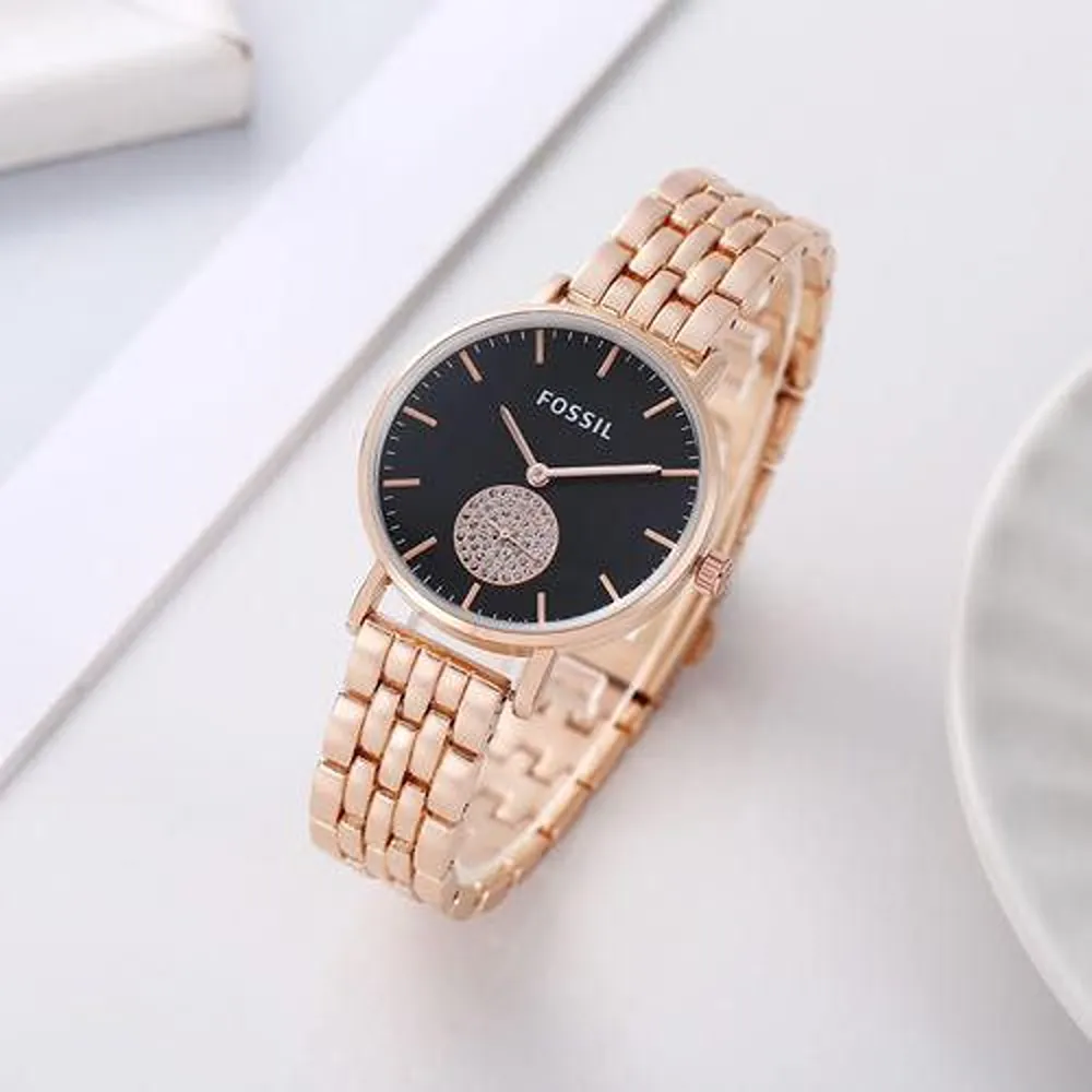 Classy Fossil Watch For Women (GH26)