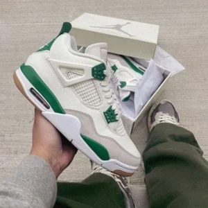 Imported Jordan Retro 4 Pine Green Shoes For Men (TD115)