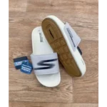 Luxurious Skechers Logo S Hyper Burst Soft Slides For Men (FF508) - 7a first copy shoes | Buy Online at Best Price