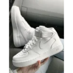 Luxurious Nike Airforce Mid Long Leather Shoes For Women (SIG702) - 7a first copy shoes | Buy Online at Best Price