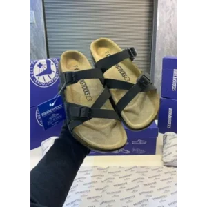 Luxurious Birkenstocks Black Slide For Men (SIG749)