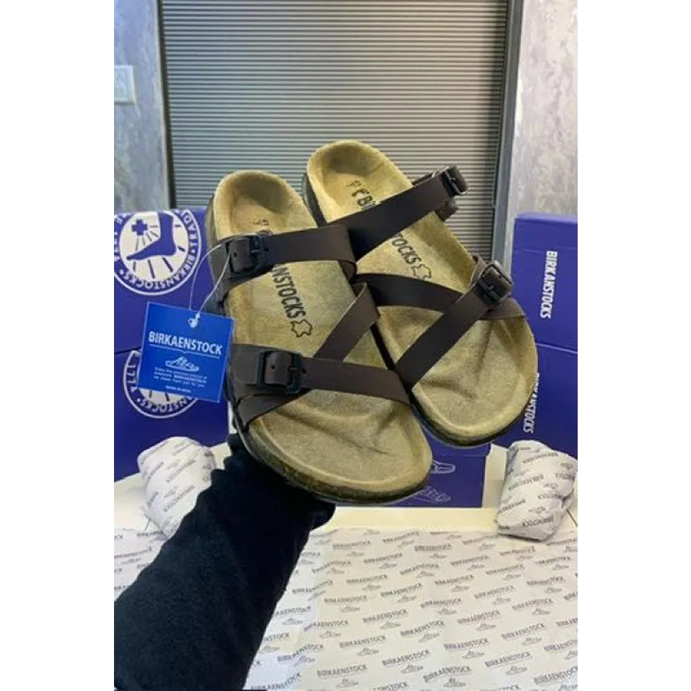 Luxurious Birkenstocks Brown Slide For Men (SIG750)