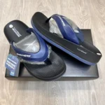 Luxurious Skechers Hyper Burst Simplex Navy Black Slides For Men (SIG62) - 7a first copy shoes | Buy Online at Best Price