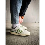 Luxurious Adidas Originals Forum 84 Low Trainers Green Cream Shoes For Men (SIG770) - Buy Online | Brandfasion