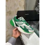 Trendy Amiri MA Runner White Green Shoes For Men (LAZ1497) - 7a first copy shoes | Buy Online at Best Price
