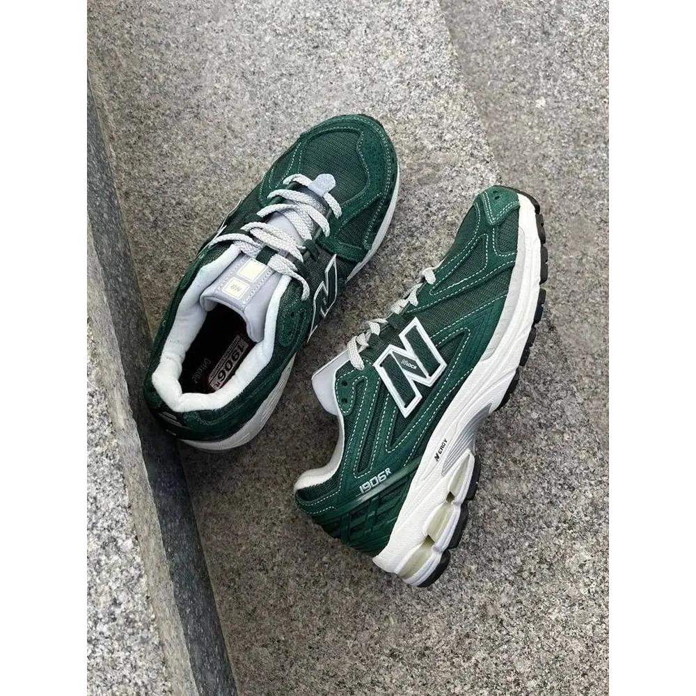 Trendy New Balance 1906R Night Watch Green Shoes For Men (LAZ1498)