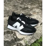 Trendy New Balance 327 Black White Shoes For Men (LAZ1521) - 7a first copy shoes | Buy Online at Best Price