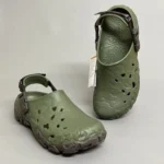Trendy Crocs All Terrain Atlas Army Green Clogs For Men (FF584) - 7a first copy shoes | Buy Online at Best Price