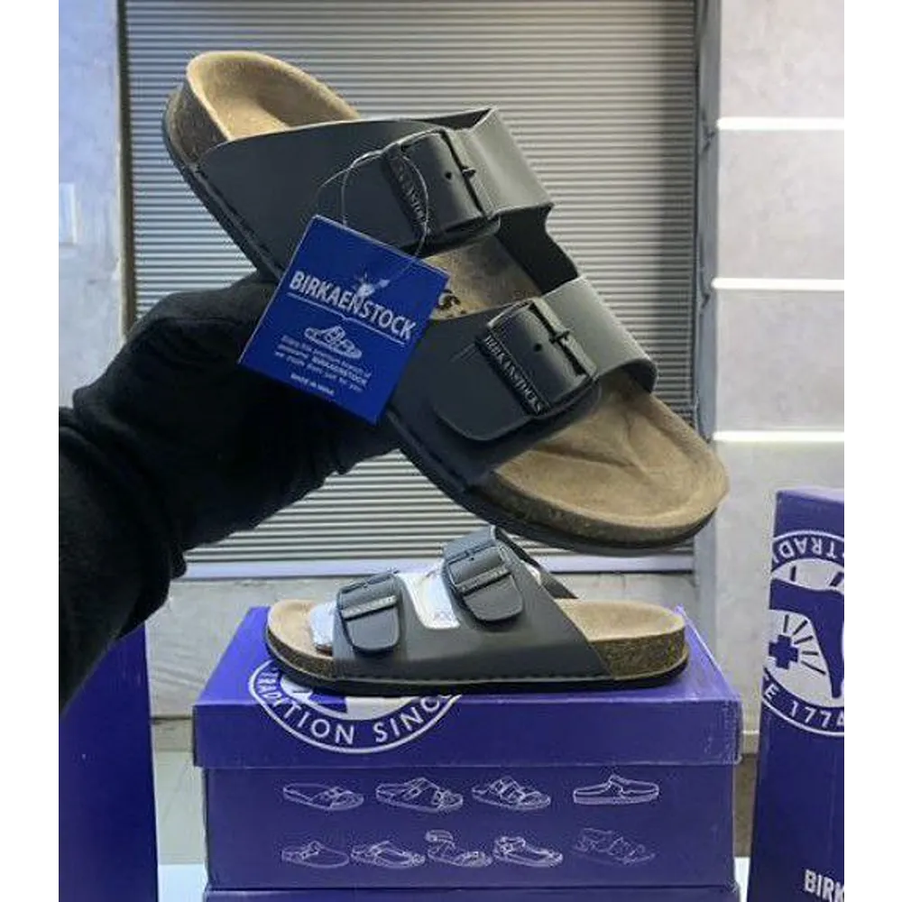 Trendy Birkenstock Slides Grey For Men (FF593)