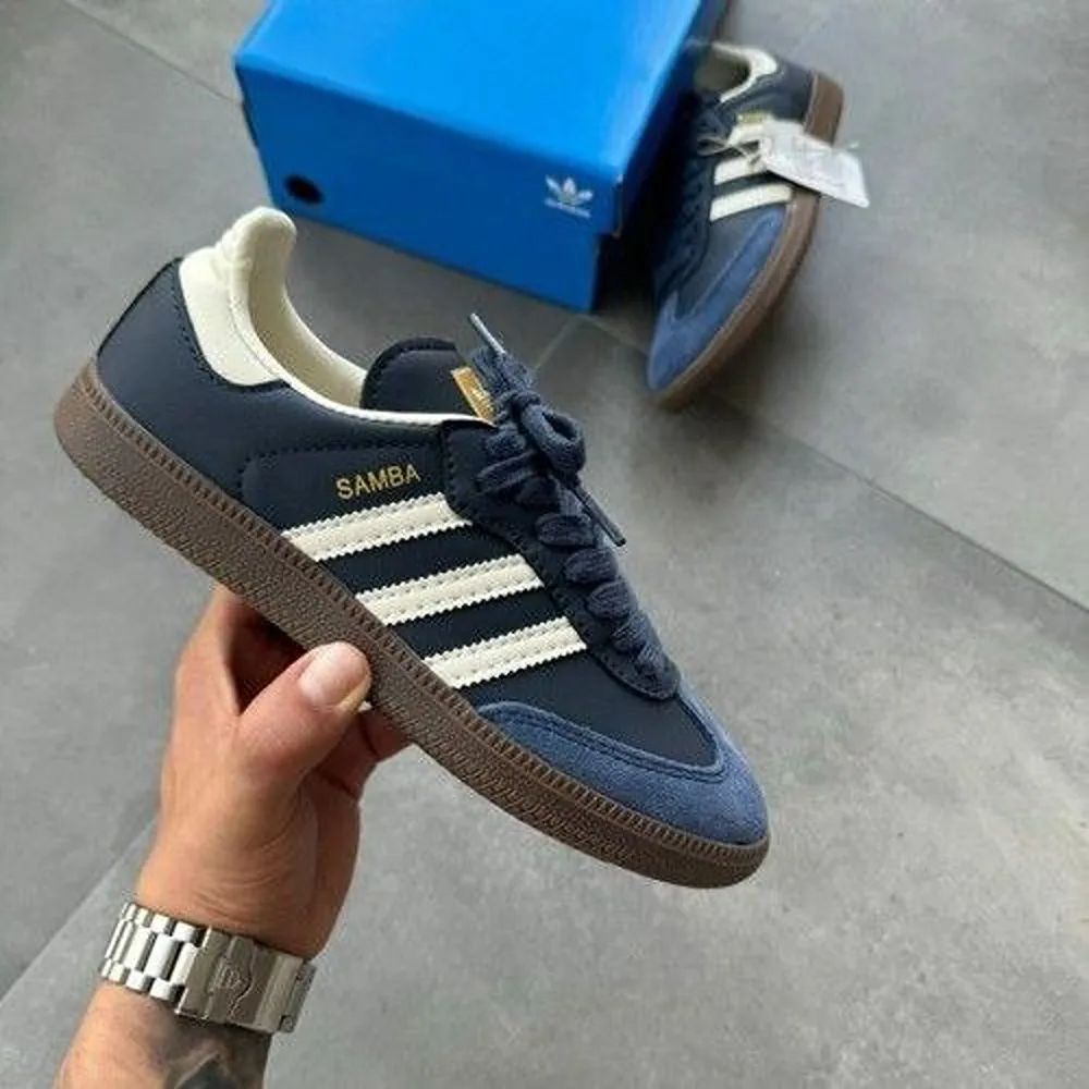 Trendy Adidas Samba Og Night Navy Shoes For Men (ETS132)