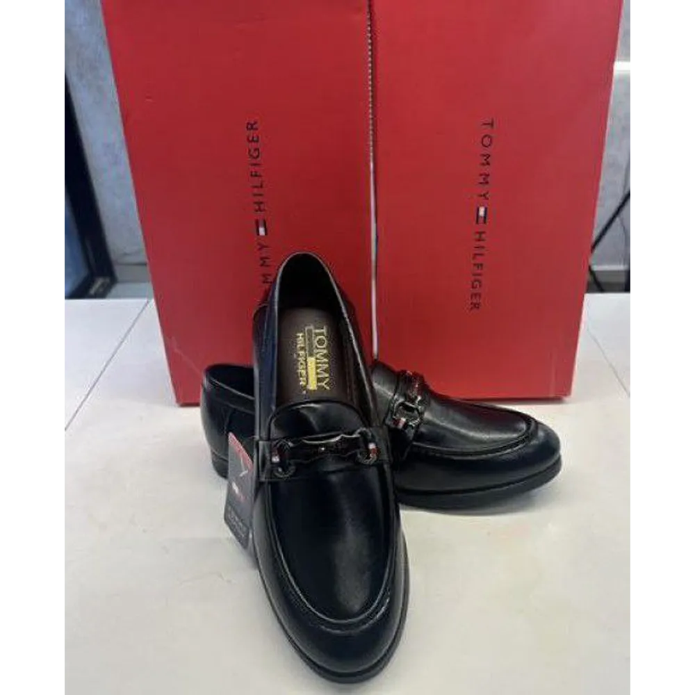 Trendy Tommy Hilfiger Loafer Black For Men (FF610)