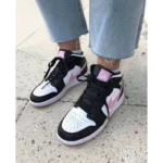 Trendy Nike Air Jordan 1 Mid Arctic Pink Shoes For Women (FF742) - 7a first copy shoes | Buy Online at Best Price