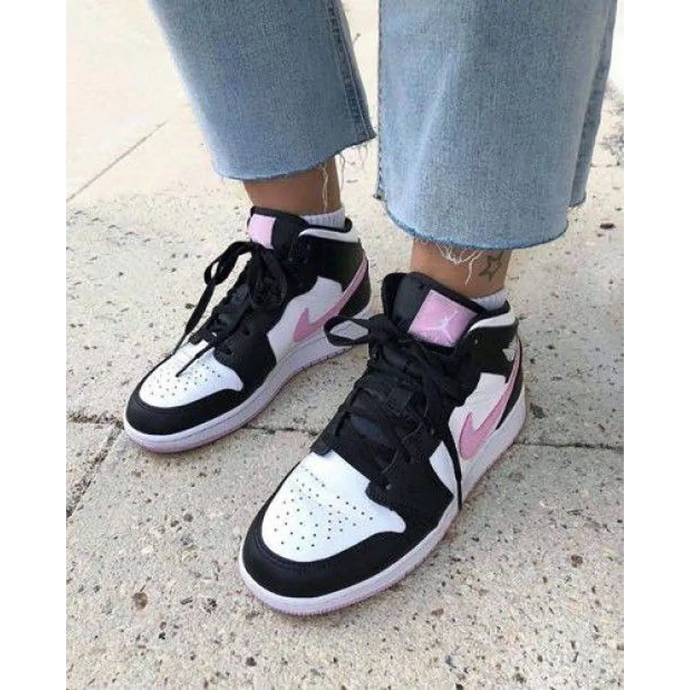 Trendy Nike Air Jordan 1 Mid Arctic Pink Shoes For Women (FF742)