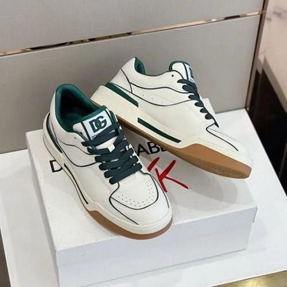 Trendy Dolce & Gabbana Calfskin New Roma Top Low Shoes For Men (FF640)