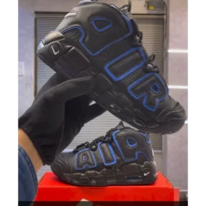 Trendy Nike Air More Uptempo 96 Black Blue Shoes For Men (FF652) - 7a first copy shoes | Buy Online at Best Price