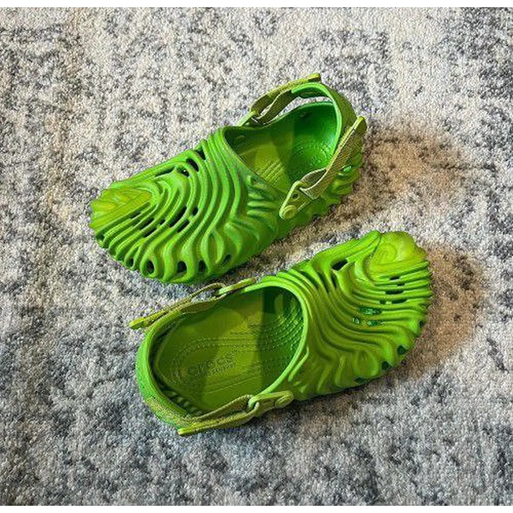 Trendy Crocs Pollex Clog By Saleha Bembury Urchin Green For Men (FF667)
