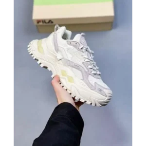Trendy Fila Fusion Bianco Shoes For Women (FF736)