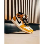 Luxurious Nike Air Jordan 1 High Retro Yellow Shoes For Men (BSF1855) - 7a first copy shoes | Buy Online at Best Price