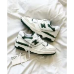 Luxurious New Balance 550 White Green Shoes For Men (BSF1857) - 7a first copy shoes | Buy Online at Best Price