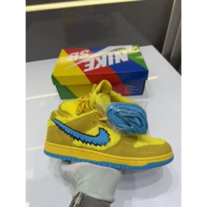 Luxurious Nike Sb Dunk Low Grateful Dead Bears Yellow Shoes For Men (BSF1865)