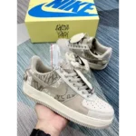 Luxurious Nike Air Force 1 X Travis Scott Grey Shoes For Men (SFS1916) - 7a first copy shoes | Buy Online at Best Price