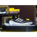 Trendy Adidas Ultra Boost 23 Light Black Neon Shoes For Men (SFS1943) - 7a first copy shoes | Buy Online at Best Price