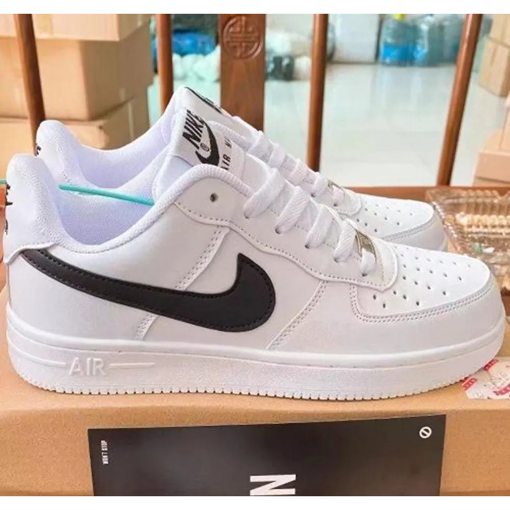 Luxurious Nike Airforce white Black Shoes For Men (BSF1955)