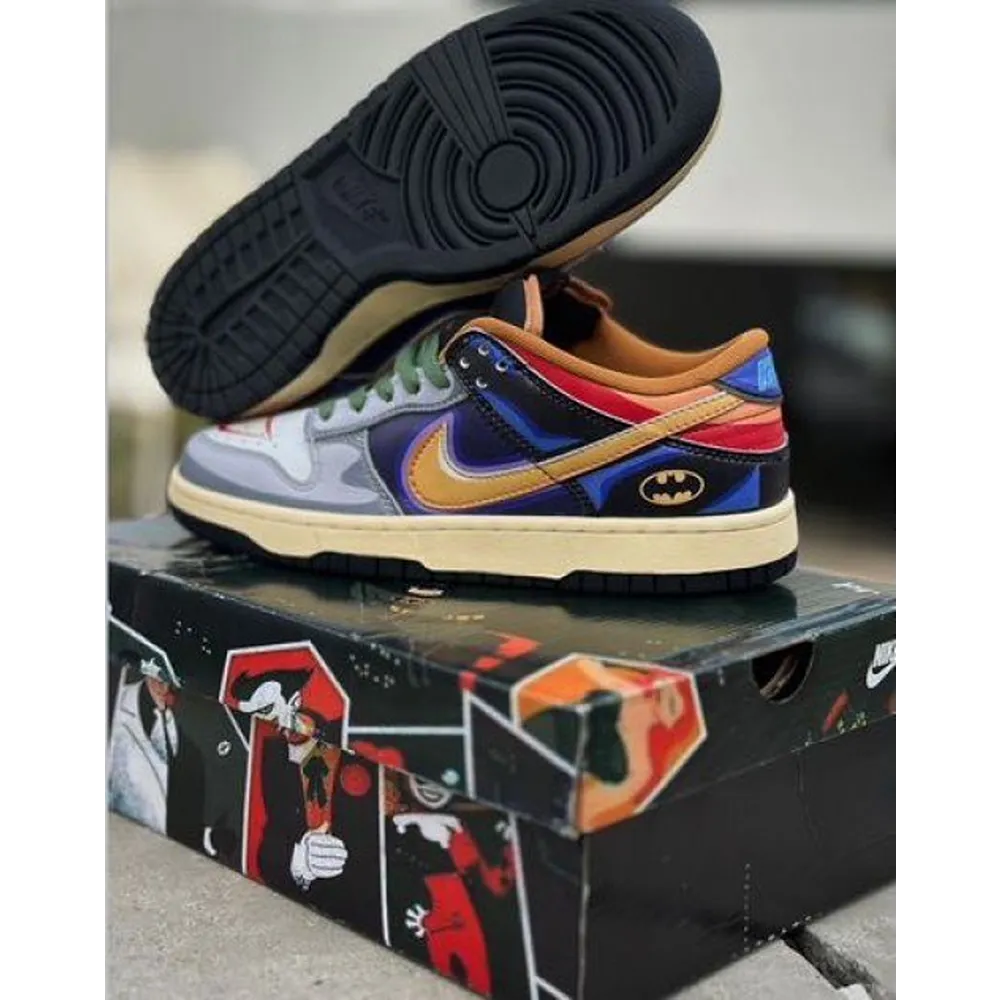 Luxurious Nike SB Dunk Low Batman x Joker Multicolor Shoes For Men (BSF1956)