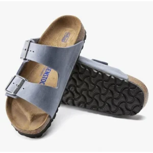 Luxurious Birkenstock Arizona Sky Blue Suede Shoes (SFS1979)