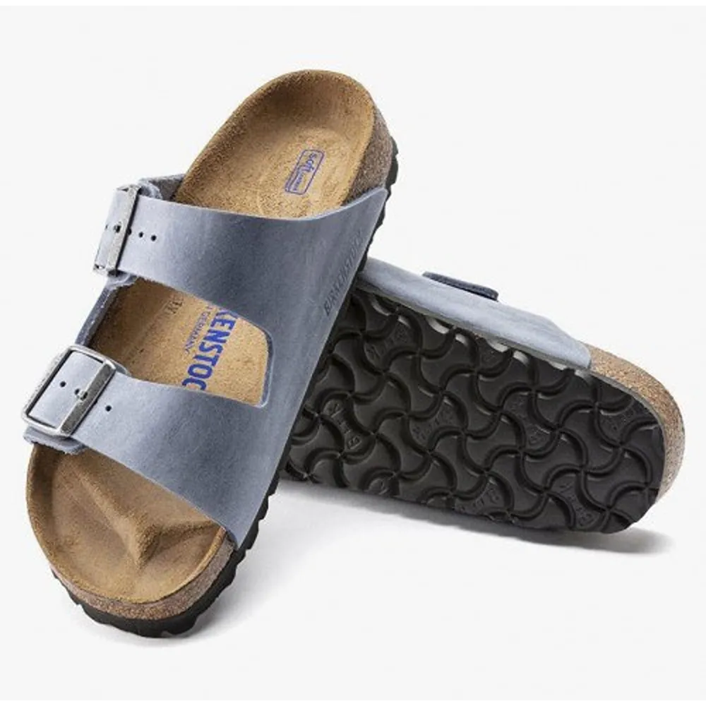Luxurious Birkenstock Arizona Sky Blue Suede Shoes (SFS1979)