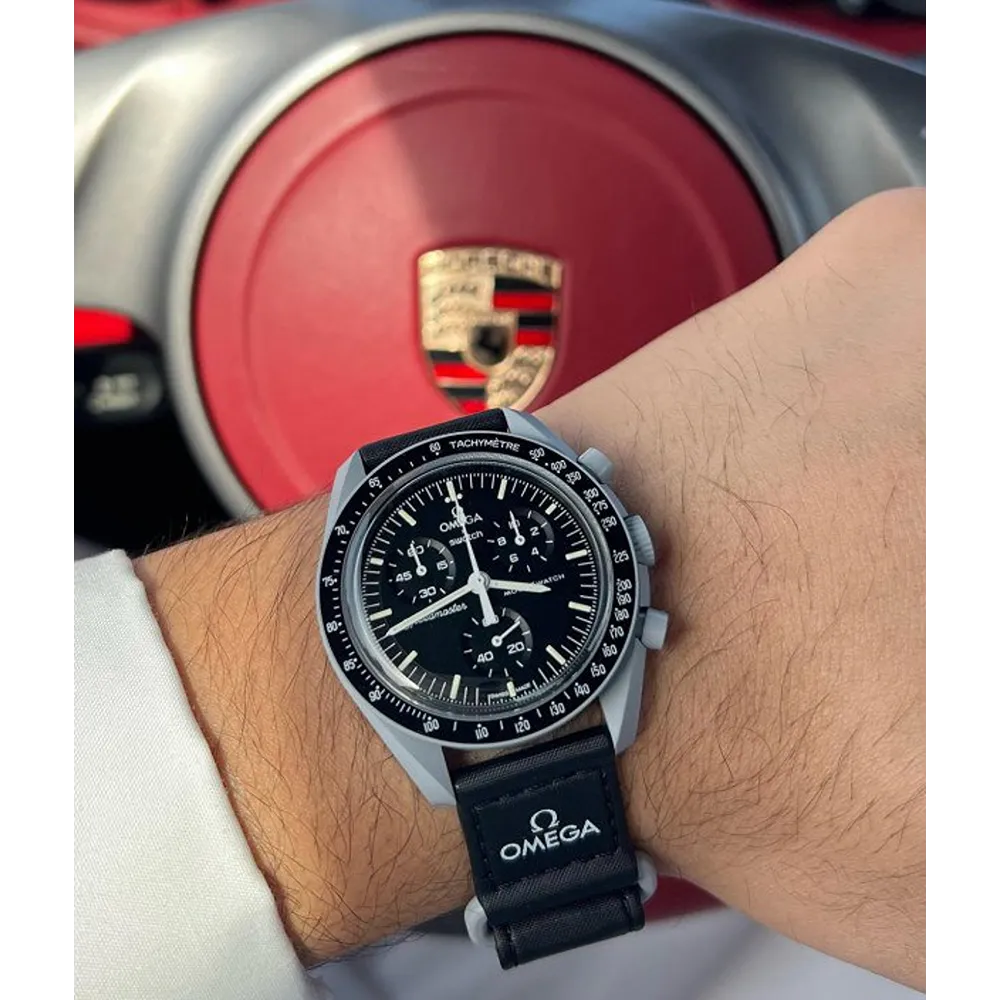 Stylish Omega Swatc Watch For Men (BRH638)