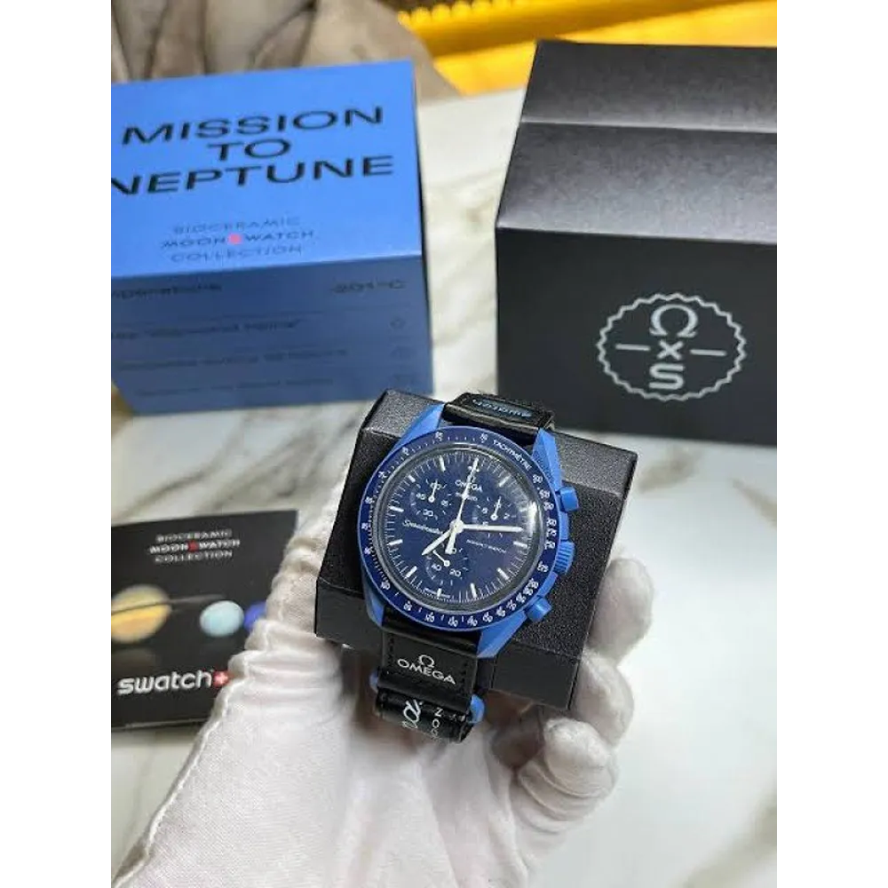 Stylish Omega Swatc Watch For Men (BRH642)