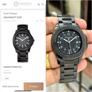 PATEK PHILIPPE AQUANAUT 5167 BLACK