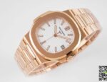 Patek Philippe Nautilus Mad Watch Qurtz Movement Rose Gold White Dated Watch For Men’s-Best Men’s Collection PK-5711R-001 - Buy Online | Brandfasion
