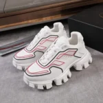 Prada Cloudbust Thunder White Red Men Shoes (FT749) - 7a first copy shoes | Buy Online at Best Price