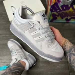 Premium Adidas Fourm Bad Bunny Grey Shoes For Men (SW5863) - 7a first copy shoes | Buy Online at Best Price