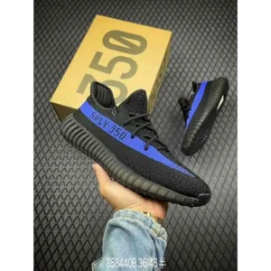 Premium Adidas Yeezy Boost 350 Black Blue Shoes For Men (BME159)