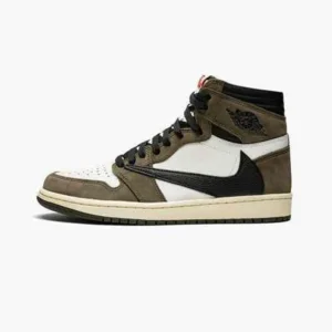 Premium Air Jordan 1 X Travis Scott Mocha High Shoes For Men (SNC601) - 7a first copy shoes | Buy Online at Best Price