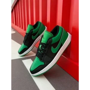Premium Air Jordan Retro 1 Low Black Lucky Green Shoes For Men (FST1149)
