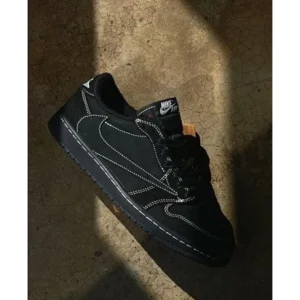 Premium Air Jordan Retro 1 Travis Scott Black Phantom Shoes For Men (FST1221)