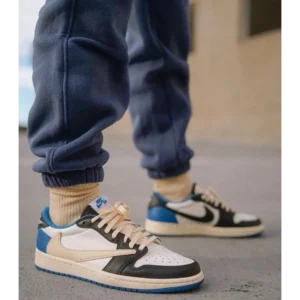 Premium Air Jordan Retro 1 Travis Scott Fragment Shoes For Men (FST1238) - 7a first copy shoes | Buy Online at Best Price