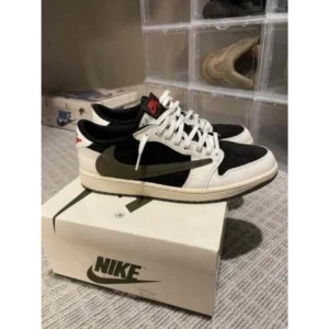 Premium Air Jordan Retro 1 Travis Scott Olive Shoes For Men (BME39)