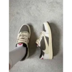 Premium Air Jordan Retro 1 Travis Scott Reverse Mocha Shoes For Men (BME24) - 7a first copy shoes | Buy Online at Best Price
