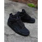 Premium Air Jordan Retro 4 Black Cat Shoes For Men (BME129) - 7a first copy shoes | Buy Online at Best Price