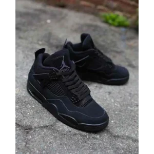 Premium Air Jordan Retro 4 Black Cat Shoes For Men (BME129)